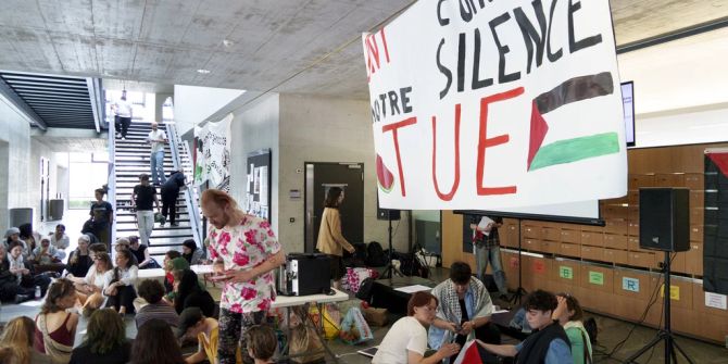 Proteste Uni Freiburg