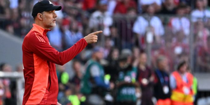Thomas Tuchel bei seinem vorerst letzten Heimspiel mit Bayern München. Bayern München