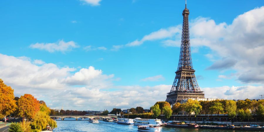 Paris Eiffelturm Seine