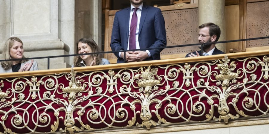 Arthur Brunner auf der Zuschauertribüne des Nationalratssaals im Bundeshaus. Der Präsident des St. Galler Verwaltungsgerichts wurde am Mittwoch von der vereinigten Bundesversammlung z...