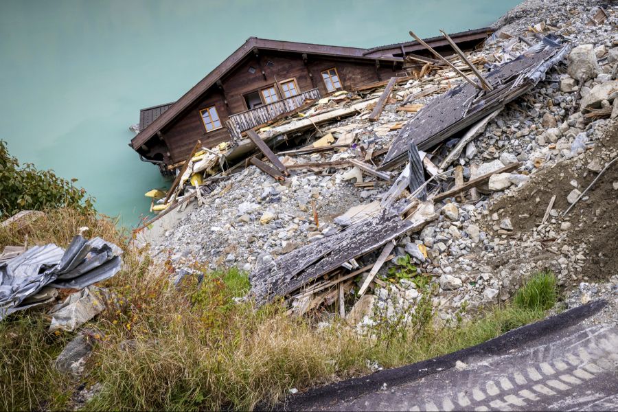 Über 160'000 Quadratmeter Bauland wurden in Blatten VS verschüttet.