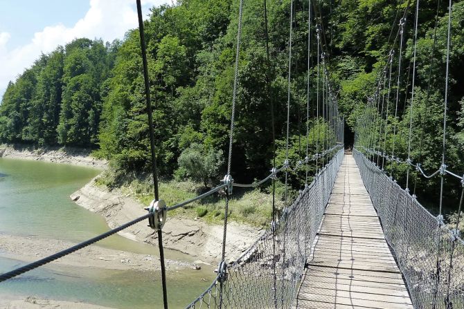 Hängebrücke Charmey Fribourg