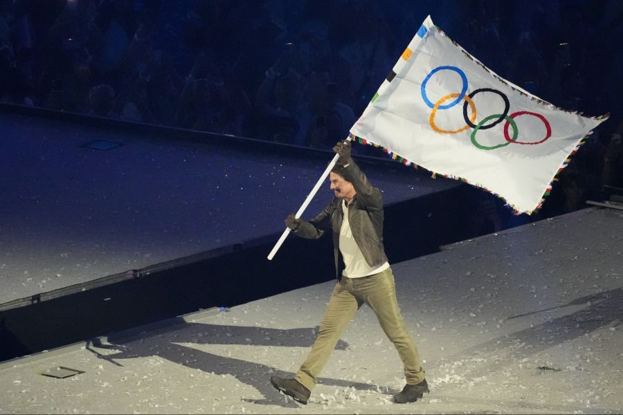 Ist der Anlass zu gross für die Schweiz? Hier Tom Cruise bei der Schlussfeier der Olympischen Spiele 2024.