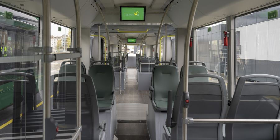 Buss innen BVB Basel