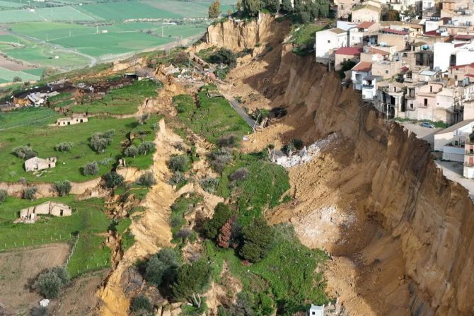 Erdrutsch Sizilien Niscemi