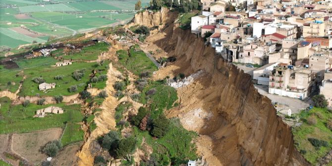 Erdrutsch Sizilien Niscemi