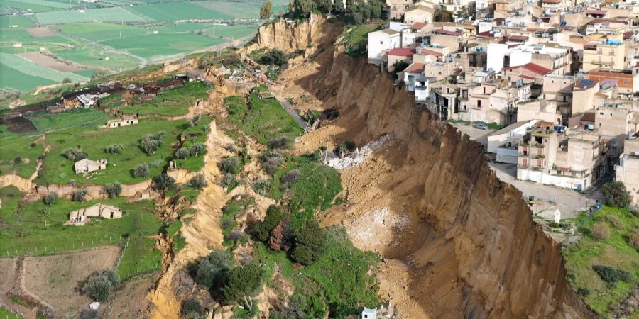 Erdrutsch Sizilien Niscemi