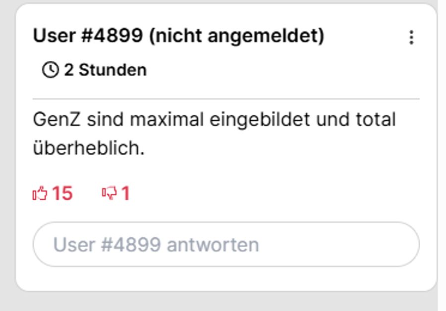 Die Gen-Z bekommt ihr Fett weg.