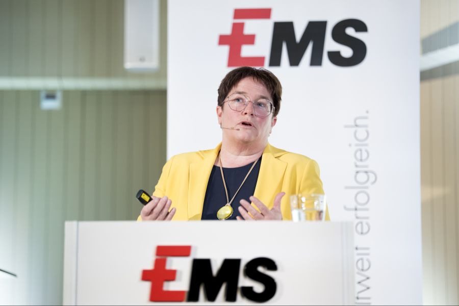 Magdalena Martullo-Blocher ist Chefin der EMS Chemie, die ihren Hauptsitz im bündnerischen Domat/Ems hat.