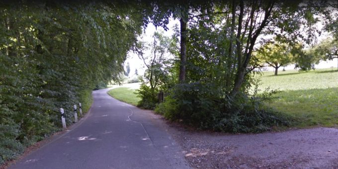 Im Wynental im Kanton Aargau wollte Google Maps einen Nau.ch-Reporter auf einen Waldweg (nach rechts) führen. Google Maps