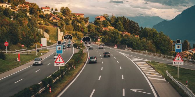 Autobahn, Schweiz, Genf