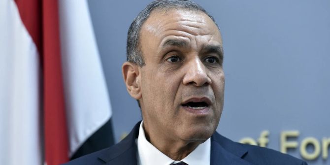 Ägyptens Aussenminister Badr Abdelatty