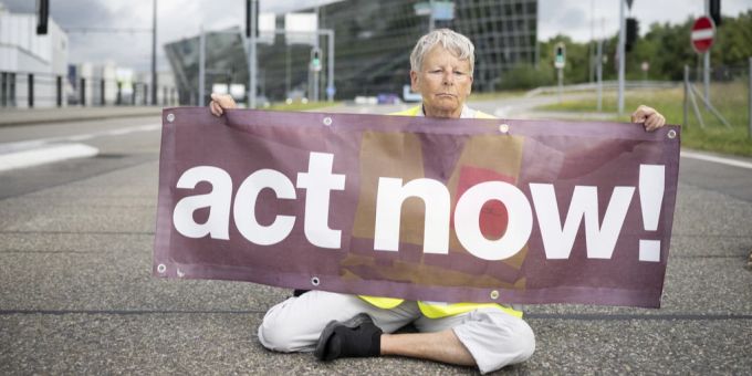 Auch in Zürich finden Protest-Aktionen statt. Klima Zürich