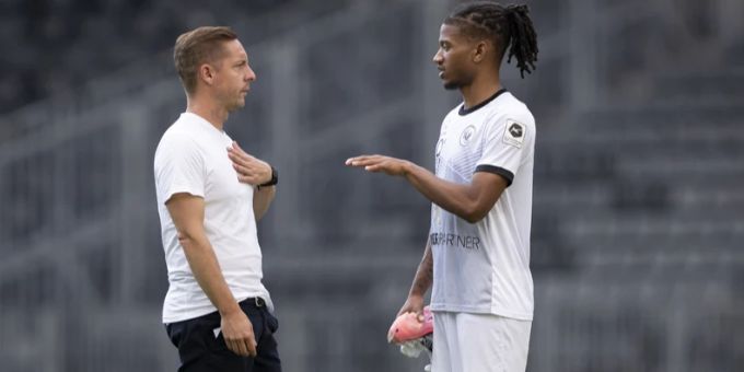 Marco Hämmerli (l.) und sein FC Wil bleiben zum Auftakt in die neue Saison ohne Punkte. Marco Hämmerli FC Wil