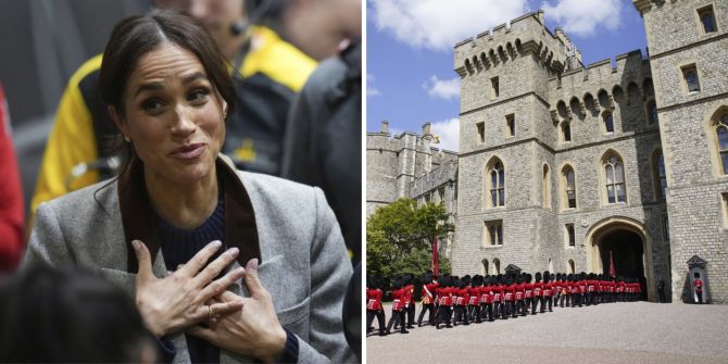 Meghan Harry Schloss Queen