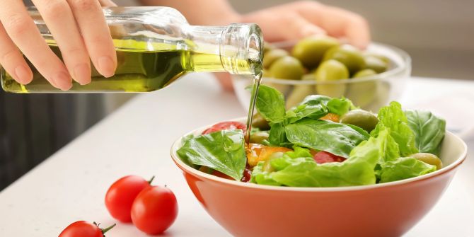 Salat, Olivenöl