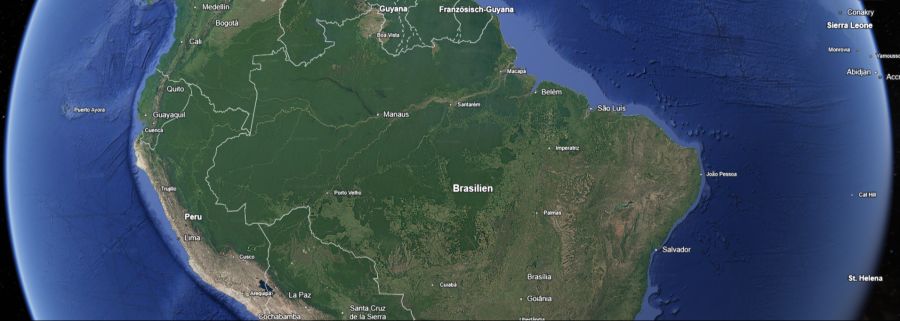 Belém ist im Nordosten von Brasilien gelegen.