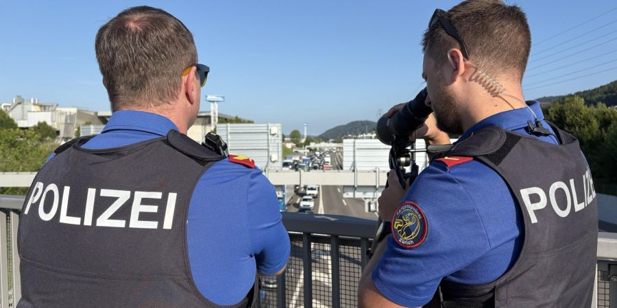 Verkehrskontrolle am Limmattalerkreuz