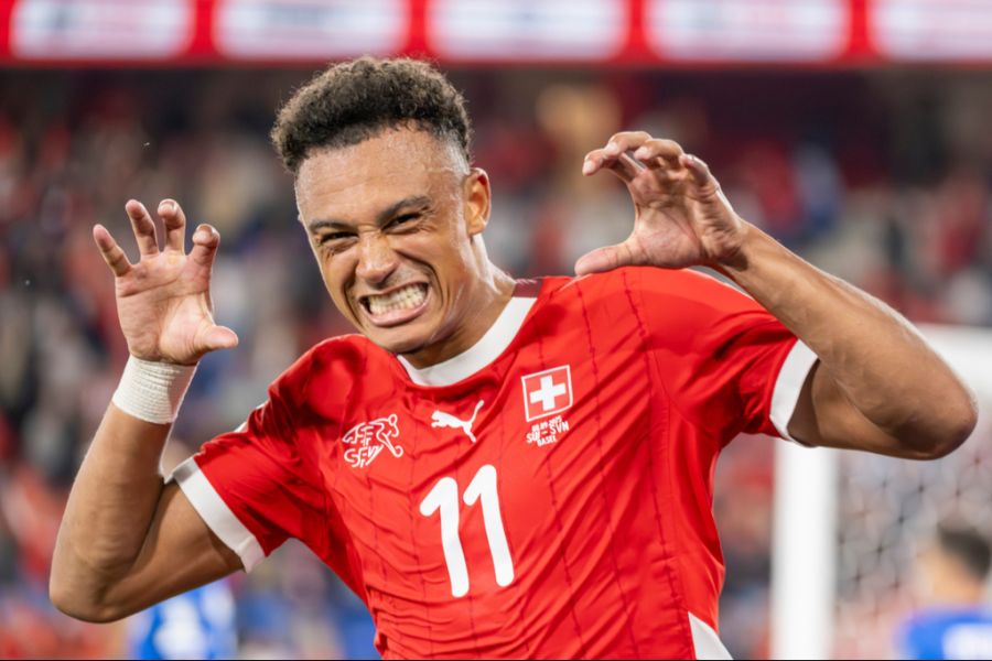 Dan Ndoye war einer der Torschützen im Spiel gegen Slowenien.