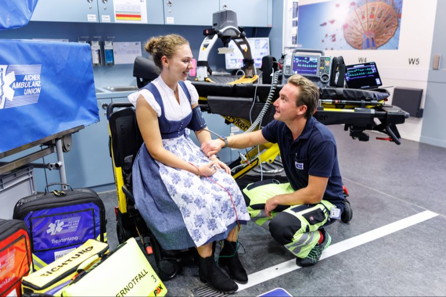 Die Sanitätsstationen waren zum Glück gut vorbereitet. (Archivbild)