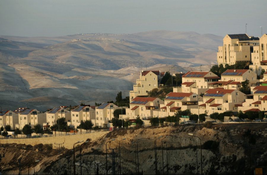 Die israelische Siedlung Maaleh Adumim ausserhalb Jerusalems im Westjordanland.