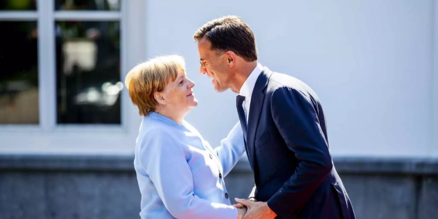 angela merkel mark rutte