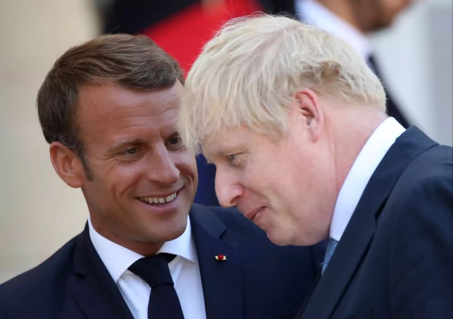 Boris Johnson Emmanuel Macron