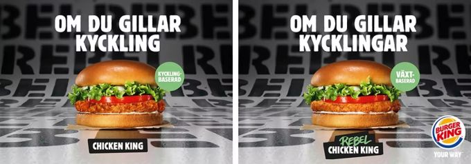 «Wenn du Hühnchen magst», so wirbt Burger King für den vegan Burger BurgerKing testet vegan Burger