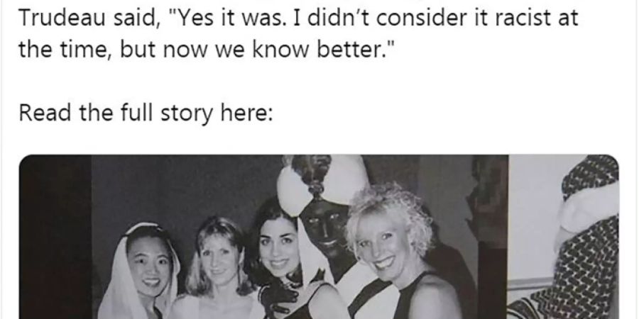 Justin Trudeau bei einer Party im Jahr 2001