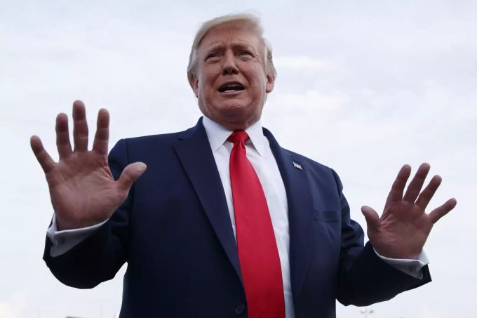 Donald Trump der Präsident der USA. Vereinigten Staaten