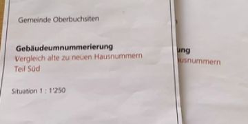 Gemeindeumnummerierung