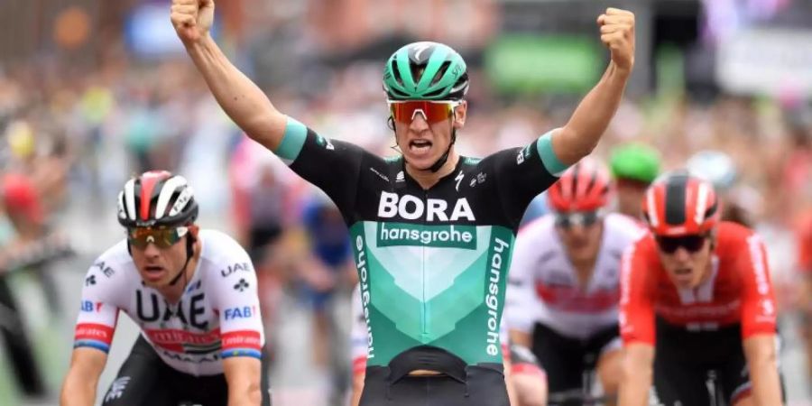 Pascal Ackermann hat souverän die 1. Etappe der Deutschland-Tour gewonnen. Foto: Bernd Thissen
