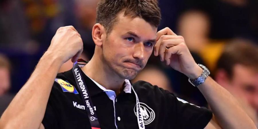Bundestrainer Christian Prokop will eine Leistungssteigerung seines Teams sehen. Foto: Soeren Stache
