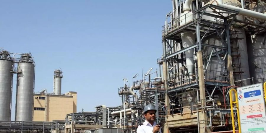 Der petrochemische Komplex Mahshahr in der iranischen Provinz Khuzestan: Die Golfkrise schürt Sorgen um die Weltwirtschaft - vor allem beim Thema Öl. Foto: Abedin Taherkenareh/EPA File