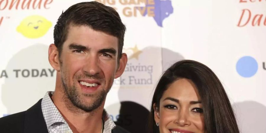 Der frühere US-Schwimmer Michael Phelps und seine Frau Nicole Johnson sind Eltern von drei Söhnen. Foto: John Carucci
