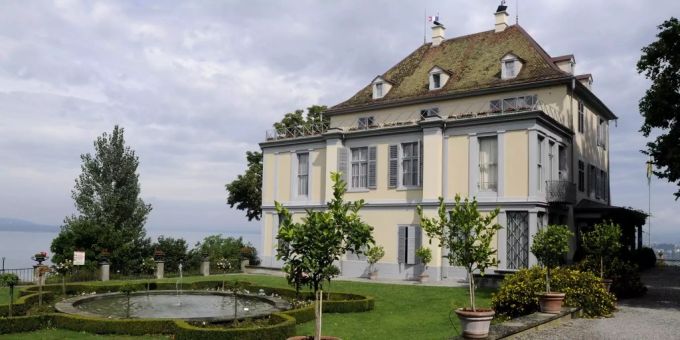 Das Schloss Arenenberg im Kanton Thurgau. Arenenberg