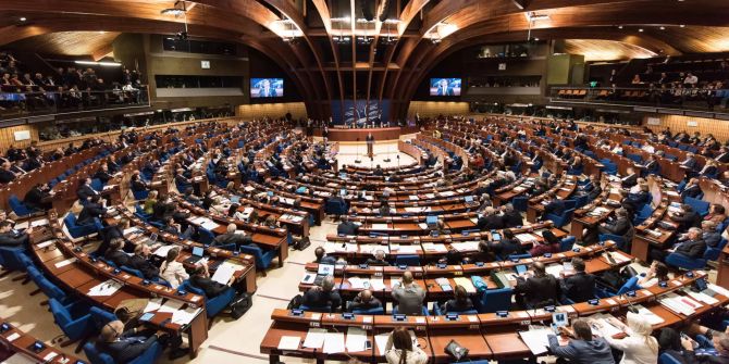 Europarat in Strassburg Frankreich