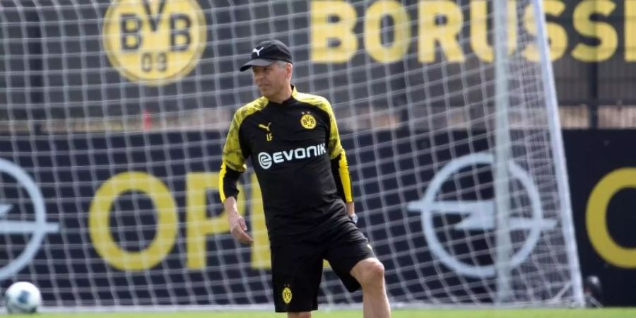 Gab seinen Spielern Hitzefrei: BVB-Coach Lucien Favre. Foto: Federico Gambarini