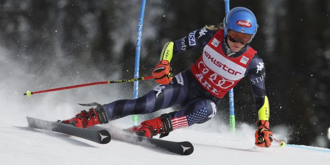 Mikaela Shiffrin im Riesenslalom in Are. Mikaela Shiffrin Riesenslalom Are