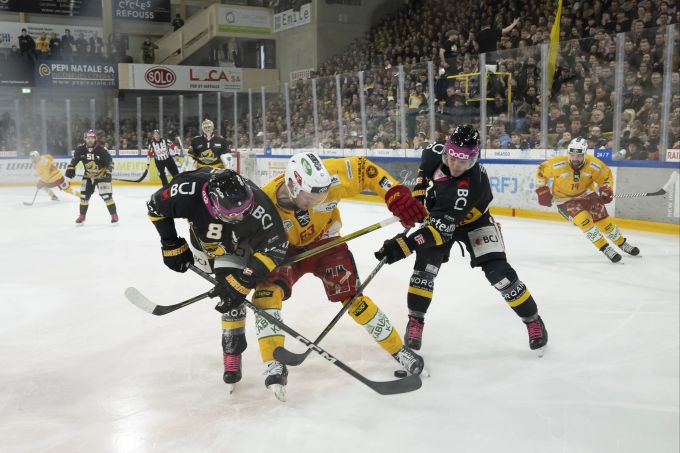 Ajoie gegen Langnau im Playout der National League. National League scl tiger