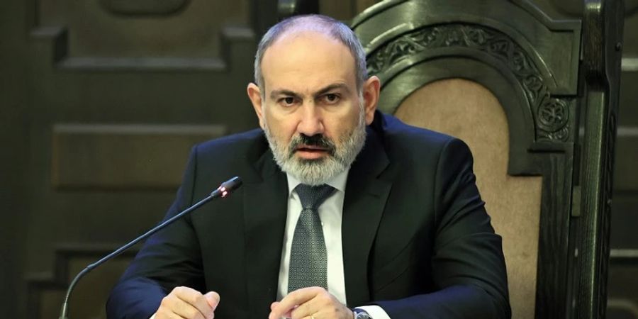 Nikol Paschinjan im Januar in Eriwan