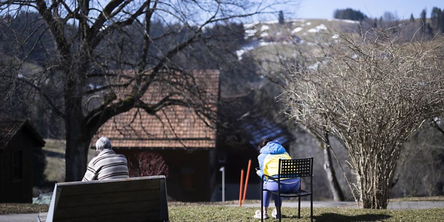 Das Kinderdorf Pestalozzi in Trogen AR nimmt seit Beginn des Krieges Flüchtlingen aus der Ukraine auf. Die Schutzsuchenden finden in Appenzell Ausserrhoden für 4-6 Wochen einen sicheren Zufluchtsort. (Archivbild)
