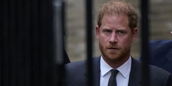 Prinz Harry bei seinem Gerichtstermin in London. Prinz Harry Gericht
