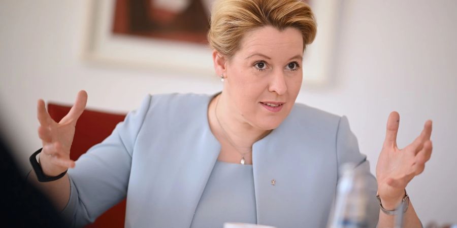 Regierende Bürgermeisterin von Berlin und Vorsitzende der Hauptstadt-SPD: Franziska Giffey.