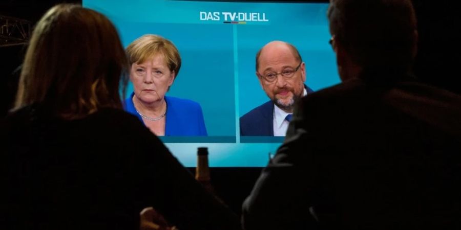 Fernsehduell von Angela Merkel und Martin Schulz 2017