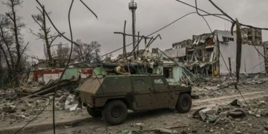 Ein Panzerwagen Eagle I gesichtet