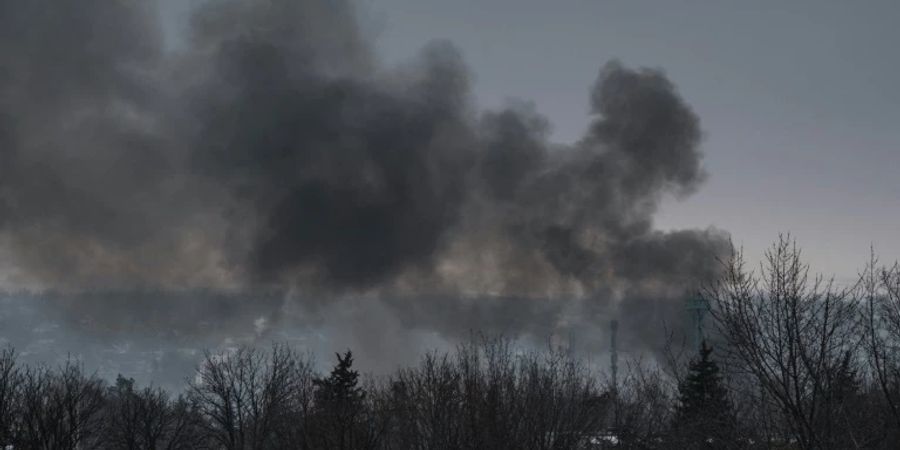 Die heftig umkämpfte ukrainische Stadt Bachmut