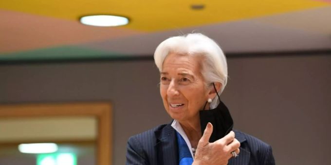 EZB-Präsidentin Christine Lagarde. ezb