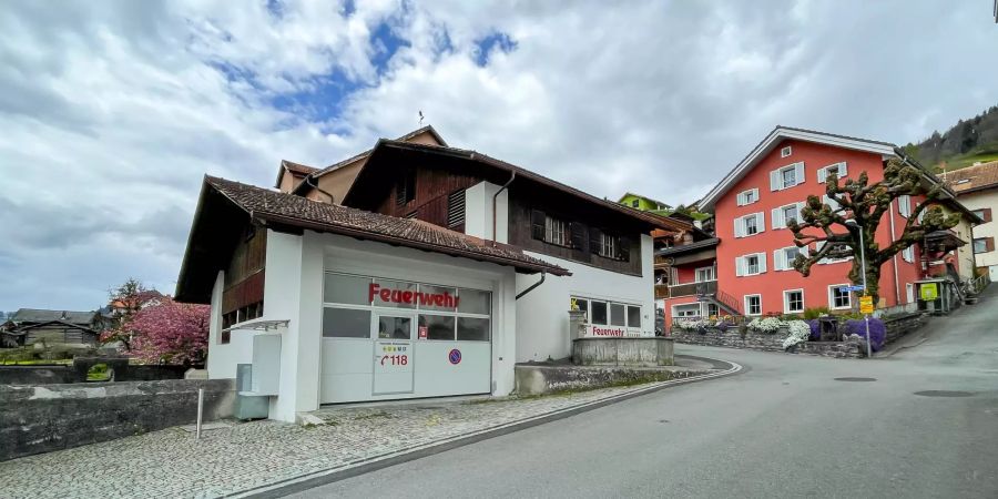 Feuerwehr Seewis im Prättigau.