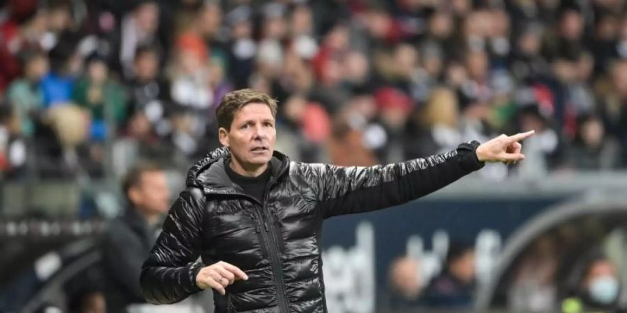 Spürt trotz des missglückten Saisonstarts das volle Vertrauen bei Eintracht Frankfurt: Oliver Glasner. Foto: Sebastian Gollnow/dpa